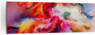 Produktbild von Bild auf Leinwand - Leinwandbild - Abstraktion modern - 160x50cm - Wand Bild - Wanddeko - Leinwanddruck - Bilder - Kunstdruck - Wanddekoration - Leinwand bilder - Wandkunst - AB160x50-4035