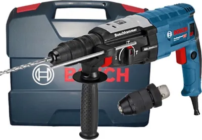 Obrázek produktu pro Bosch GBH 2-28 F Professional, SDS Plus, Černá, Modrá, Červená, 2,8 cm, 900 ot/min, 3,2 J, 4000 bpm