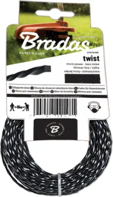 Produktbild von PROFI Mähfaden Trimmer 15 m 4-kant TWIST 2,7 mm Ersatzfaden für Fadenkopf ZTS2715K