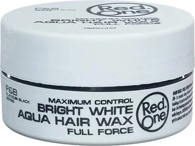 Zdjęcie produktu dla Red One Aqua Hair Gel Wax Full Force Wosk do włosów Bright White, 150 ml
