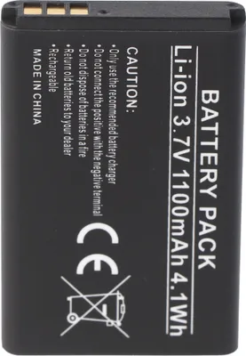 Zdjęcie produktu dla Akumulator odpowiedni dla Primo by Doro Li-ion Battery 3.7VDC 1100mAh 4,1Wh RCB01P02