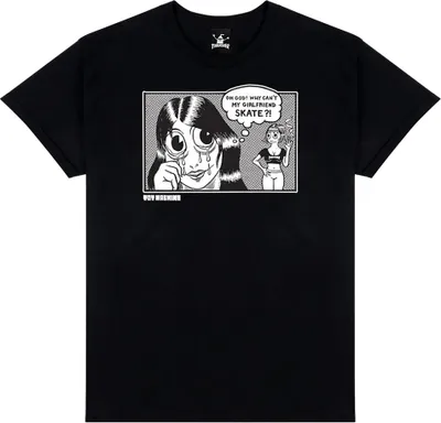 Produktbild von Thrasher Girlfriend Kurzarm-t-shirt Schwarz M Herren Schwarz M