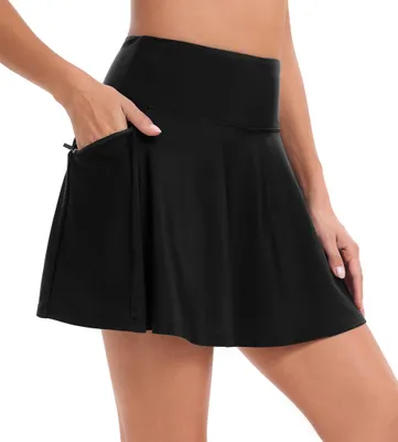 Produktbild von Damen Badeanzug mit Rock - Hohe Taille und Bauchkontrolle