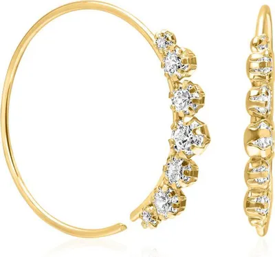 Produktbild von JEWLIX Ohrringe für Damen aus 9K Gold mit Zirkonia