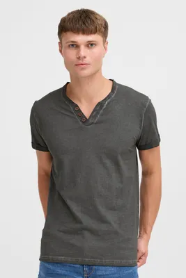 Produktbild von SOLID SDTino Herren T-Shirt Kurzarm Shirt mit V-Ausschnitt 100% Baumwolle Regular fit