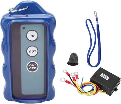 Obrázek produktu pro Bezdrátové dálkové ovládání navijáku - Elektronický ovladač navijáku - Dosah 23 metrů - Frekvence 434 MHz - Vhodné pro nákladní vozidla - Barva: oblíbená