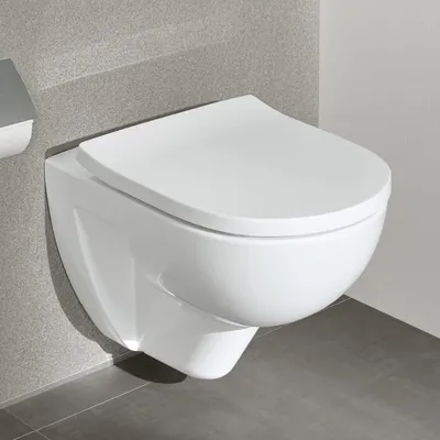 Produktbild von Villeroy & Boch O.novo Tiefspül-WC spülrandlos, wandhängend, mit TwistFlush CeramicPlus