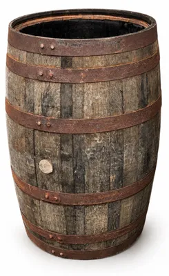 Produktbild von 190L Whiskyfass, Eichenfass geöffnet als Regentonne: Ohne Deckel, ohne Wasserhahn, Oberfläche: natur