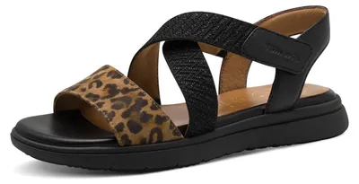 Immagine prodotto di Sandali da donna Tamaris Comfort, modello piatto, in pelle, con chiusura a velcro, disponibili in più colori