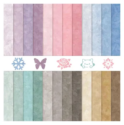 Zdjęcie produktu dla Papier do scrapbookingu, kolorowy, 24 arkuszy papieru do rękodzieła z wzorami, format 30,5 x 30,5 cm