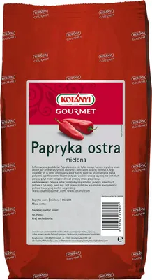 Obrázok produktu pre Kot Papryka ostra 800 g