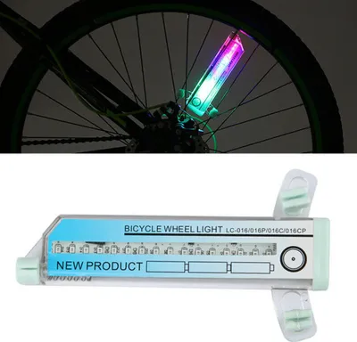 Produktbild von Bunte 32-LED Fahrrad Fahrrad Licht 32 Muster Radreifen Speichen Dekor Lampe