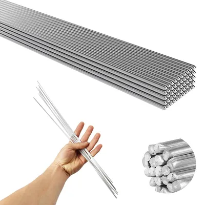 Image de Fil de soudure en aluminium à basse température - 50 pièces, 2 mm, 33 cm