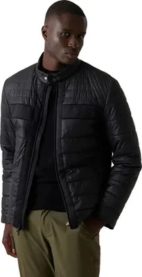 Produktbild von Guess Logo Stretch Steppjacke Schwarz M Herren Schwarz M