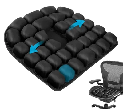 Produktbild von Ergonomisches Antidekubitus-Stuhlkissen mit 3D-Luftteilen
