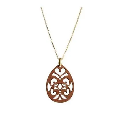 Produktbild von WAIDZEIT K06W Damenkette, Bohème, Gold, Walnuss