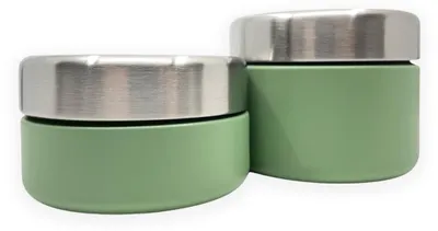 Produktbild von Smikkels Edelstahl Foodjar Set Lunchbox grün 280/420ml - langlebig