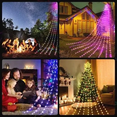 Obrázek produktu pro RGB LED pásek 10 m - USB, stmívatelný, změna barvy, synchronizace s hudbou, ovládání přes Bluetooth, ideální pro párty a dekorace