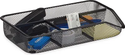 Produktbild von relaxdays Schreibtischorganizer 4 Ablagen flach
