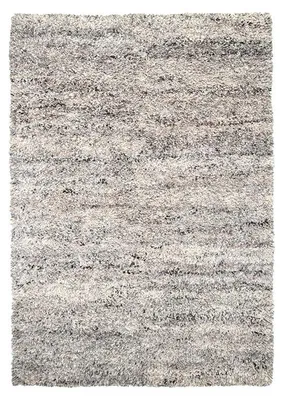 Produktbild von Hochflor Wollteppich - Royal Hellgrau Meliert
