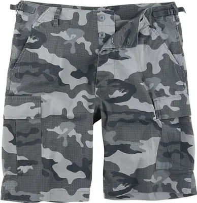 Productafbeelding van Brandit BDU Ripstop Korte Broek. Kleuren: Donkergrijs / Camouflage. Maat: 7XL