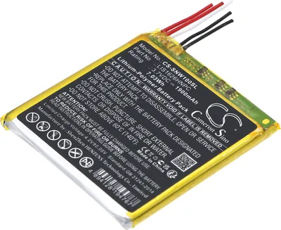 Produktbild von TECHTEK Akku Kompatibel mit [Sony] NW-WM1A, NW-WM1Z Ersetzt 1-853-588-15, für LIS1626HNPC