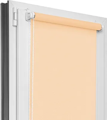 Obrázok produktu pre Roleta Estika bez vŕtania – 145 cm cm x 150 cm cm – Svetloranžová – Jednoduchá montáž pomocou úchytov