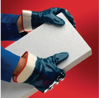 Produktbild von ANSELL Handschuhe ActivArmr Hycron 27-805 Gr.10 weiß / blau EN 388 PSA II - 27-805-10