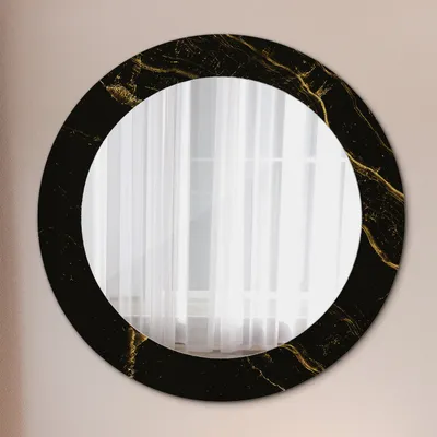Obrázok produktu pre Dekoratívne Zrkadlo - Sklenený rám s Potlačou - Dekoratívne Nástenné Zrkadlo - 60 cm -  Abstrakcia