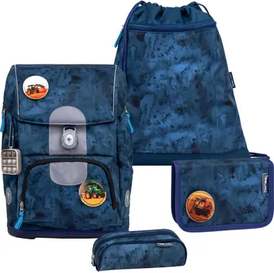 Produktbild von Belmil Schulranzen Set MOTION 2023 Magnetschloss Blue Splash für Jungen 1.Klasse