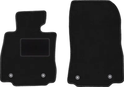 Immagine prodotto di Wielganizator tappetini auto velours anteriori adatto per Mazda 2 III (2015-, hatchback) neri, set 2 pz, con fissaggi