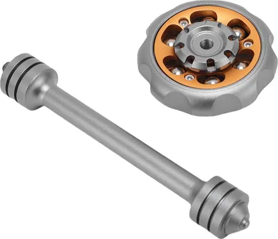 Produktbild von Riesenrad, Stressabbau-Spielzeug, Aluminiumlegierung, rotierendes Fingerspitzen-Gyroskop, Dekompression, mit Aufbewahrungskoffer, Graugold
