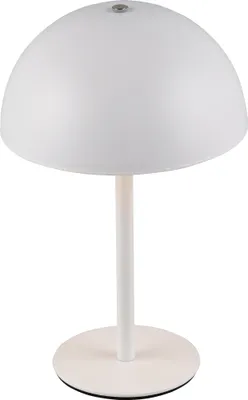 Immagine prodotto di Lampada da tavolo a LED, metallo bianco, touch dimmer, batteria ricaricabile, H 21 cm