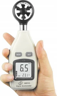 Obrázok produktu pre Anemometer Anemometer Meranie Rýchlosti Vzduchu Meranie Teploty Vetra