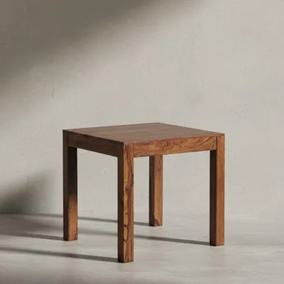 Dunkler Esstisch Quadrat - 80 cm Maß - platzsparende Lösung von Kadima Design_#sku_BARWL1.319#