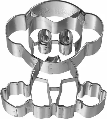 Immagine prodotto di Scimmia tagliabiscotti Birkmann, con rilievo interno, tagliabiscotti, stampo per biscotti, biscotto, biscotti, acciaio inox, 7 cm, 195646