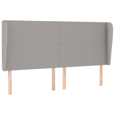 Zdjęcie produktu dla VidaXL 3117690, Jasny Szary, Poliester, Drewno, 1830 mm, 118 cm, 128 cm, 230 mm