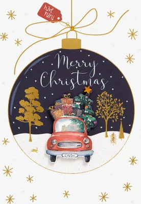 Produktbild von Weihnachten  Glückwunschkarte im Format 115 x 17cm mit Umschlag