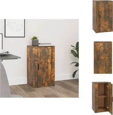 Immagine prodotto di vidaXL Credenza rovere fumé 40x33x70 cm materiale legno - Credenze