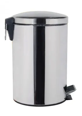 Image de Poubelle à pédale en inox 12L Poubelle à déchets Poubelle à déchets