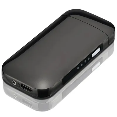 Produktbild von SH-25702 Elektrisches Feuerzeug mit USB - Schwarz KP25702