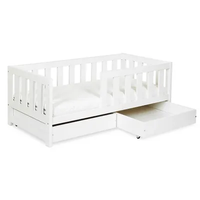 Image de Tiroir sous lit enfant 80x160 ALABANA – blanc
