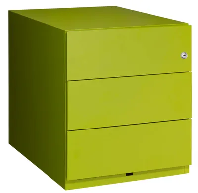 Produktbild von BISLEY Rollcontainer limettegrün, 3 Schubladen