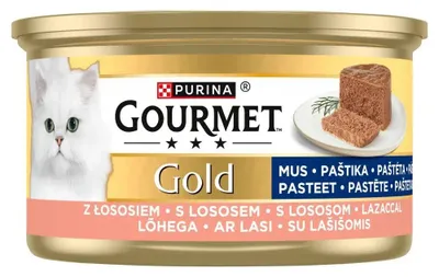 Immagine prodotto di PURINA GOURMET GOLD cibo umido per gatti Mousse con salmone 85g