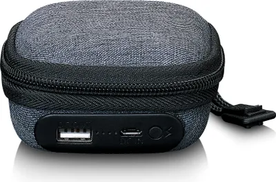 Produktbild von Lenco PBC-10GY - Gehäuse mit integrierter Powerbank - Grau