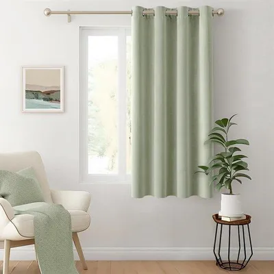 Immagine prodotto di Tende nere - Tenda oscurante - Oscuramento della camera da letto - Finestra a tripla avvolgibile - 140 x 145 cm - Verde