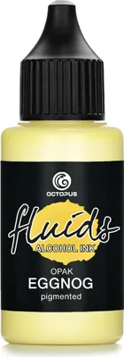 Immagine prodotto di Octopus Fluids Alcohol Ink OPAK EGGNOG, inchiostro alcolico per Fluid Art e resina, giallo