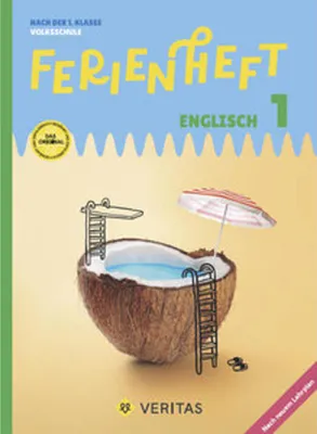 Immagine prodotto di Englisch Ferienhefte - Ferienheft 1. Klasse Volksschule - Mit eingelegten Lösungen