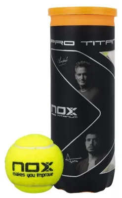 Obrázok produktu pre 3-balenie loptičiek na padel Nox Pro Titanium