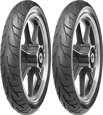 Productafbeelding van Een set CONTINENTAL banden: 100/90-18 56H en 130/90-17 68V, type ContiGo!!